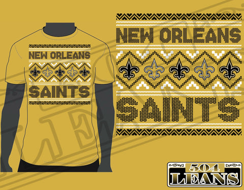 New Orleans Saints Ugly Sweater Style Shirt